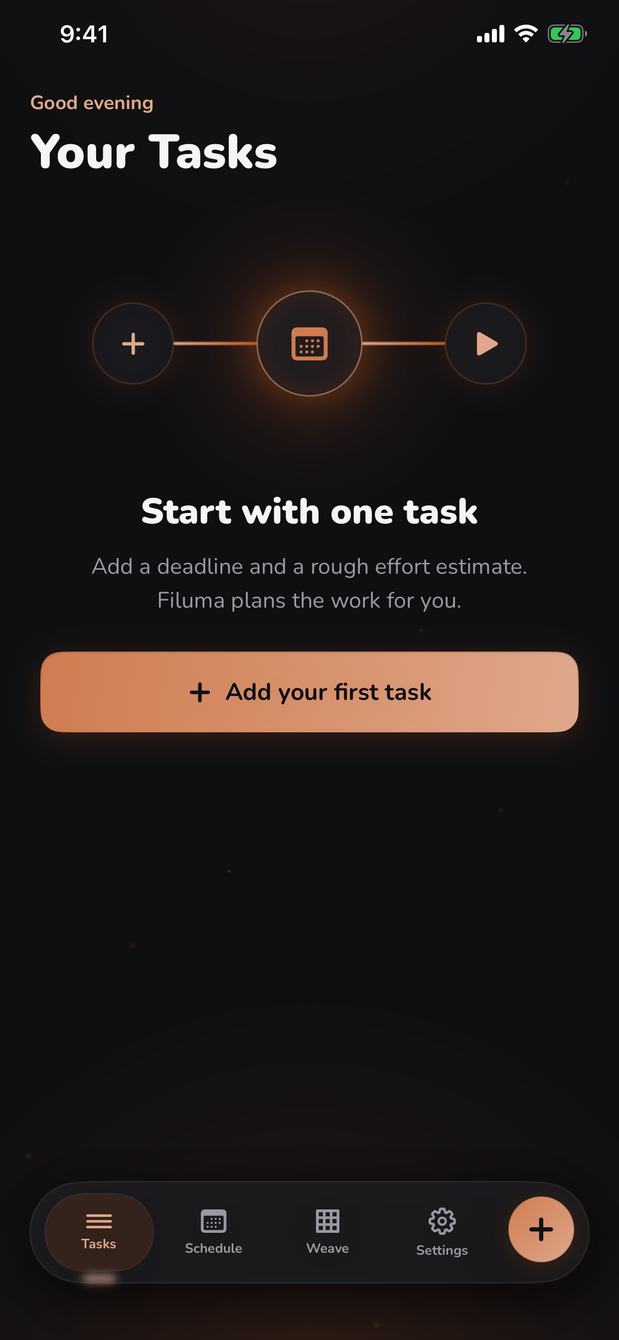 Filuma task list