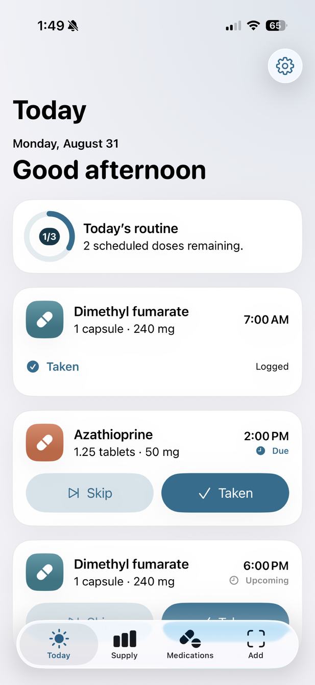 Meds Ahead Today